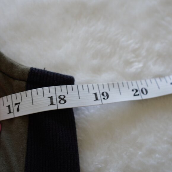 Daily Practice by Anthropologie Colorblock Mini Sleeveless Bodycon Dress L Olive - Picture 8 of 10